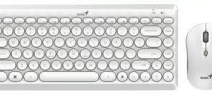 Combo teclado + mouse Genius LuxeMate Q8000 inalambrico White