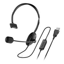 Auriculares Genius con diadema USB HS-100U Negro
