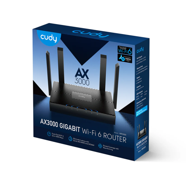Cudy WR3000 – Router Wi-Fi 6 AX3000 - Imagen 3